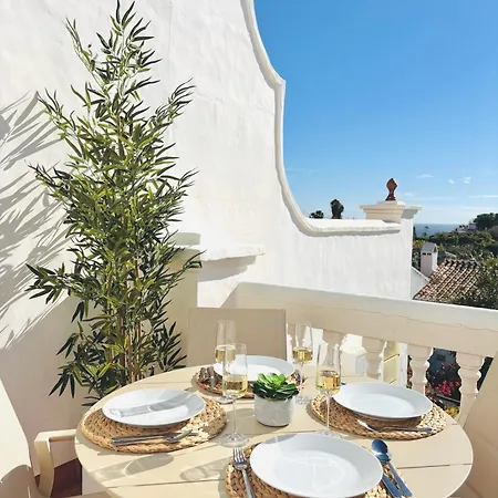 New With Sea View, Big Terrace & Pools Apartment